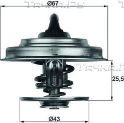 Термостат Mahle Behr для Mercedes-Benz T2 I 1968-1988. Артикул TX 18 83