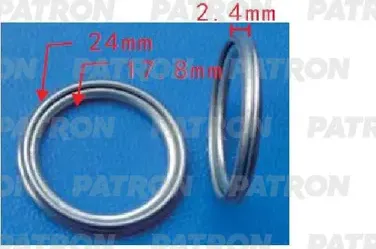 Шайба металлическая Toyota применяемость: прокладка сливной пробки зад PATRON P37-1559 Patron. Артикул P37-1559