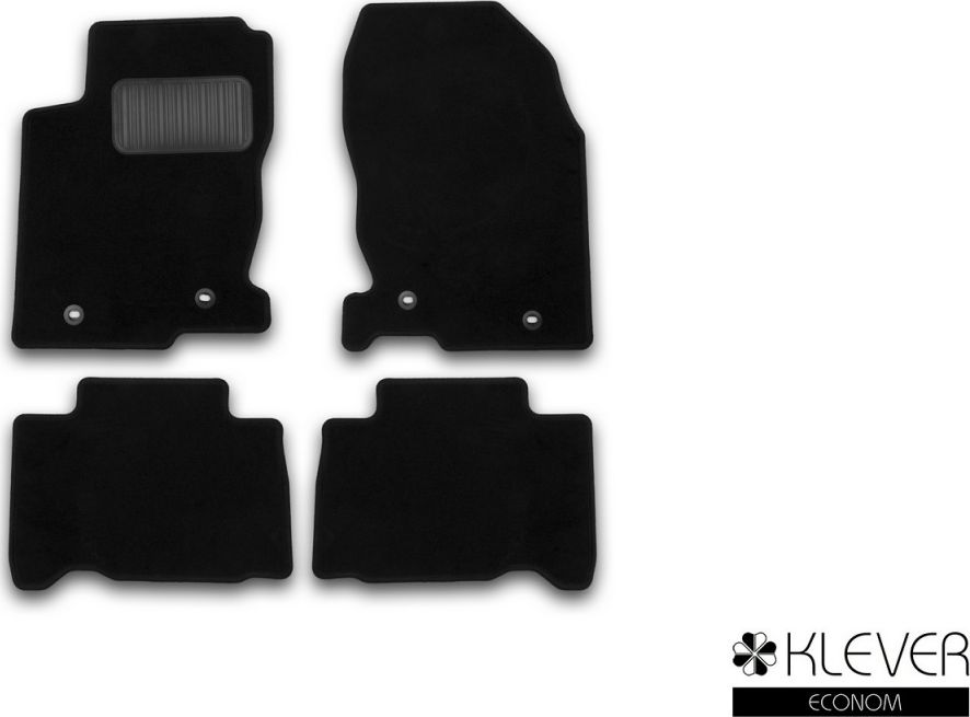 Коврики Klever Econom для салона Lexus NX кроссовер 2014-2026. Артикул KVR01297101200k