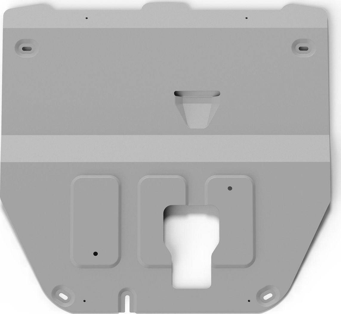 Защита алюминиевая Rival для картера и КПП Hyundai Tucson IV 2021-2026. Артикул 333.2387.1