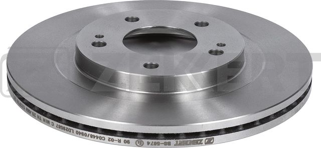 Тормозной диск Zekkert передний для Mitsubishi Pajero Pinin 1999-2007. Артикул BS-5674
