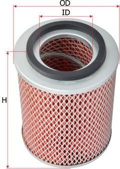 Воздушный фильтр Sakura. Артикул A-1817