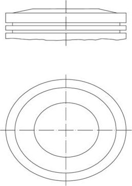 Поршень Mahle для Audi A6 II (C5) 1997-2005. Артикул 033 10 01