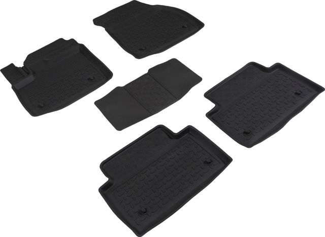 Коврики резиновые Seintex с высоким бортиком для салона Land Rover Range Rover Evoque II 2018-2026. Артикул 93285