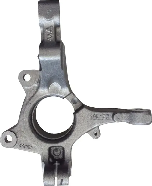 Кулак поворотный левый с АБС (суппорт 100мм) LADA LARGUS (Tork). Артикул TRK0206