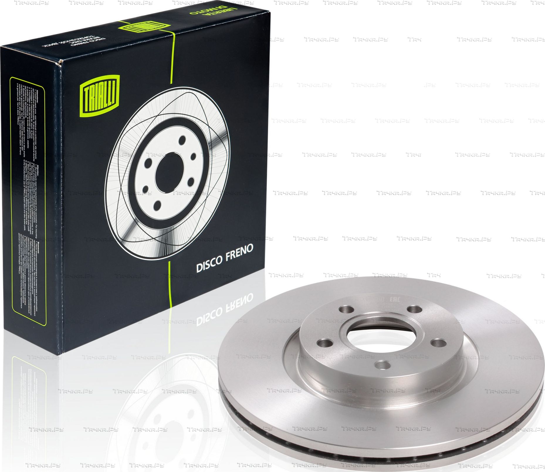 Тормозной диск Trialli передний для Ford Kuga I 2008-2012. Артикул DF 106102