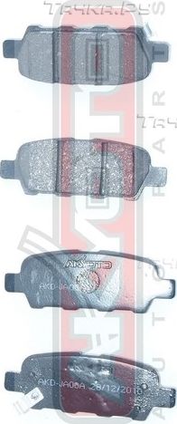 Тормозные колодки Akyoto Packing AKYOTO. Артикул AKD-JA00A