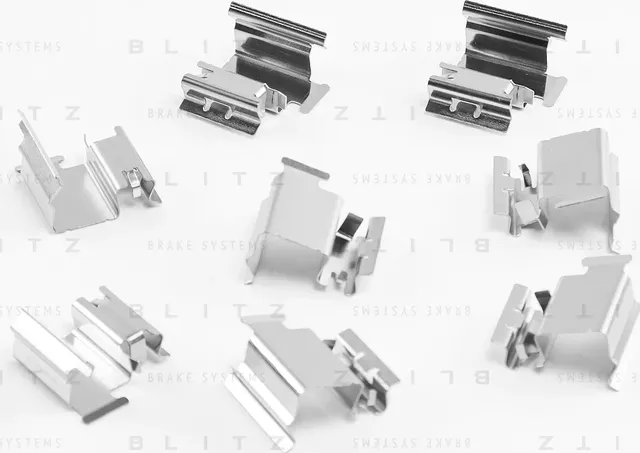 Комплект монтажный тормозных колодок (Blitz). Артикул BR0436