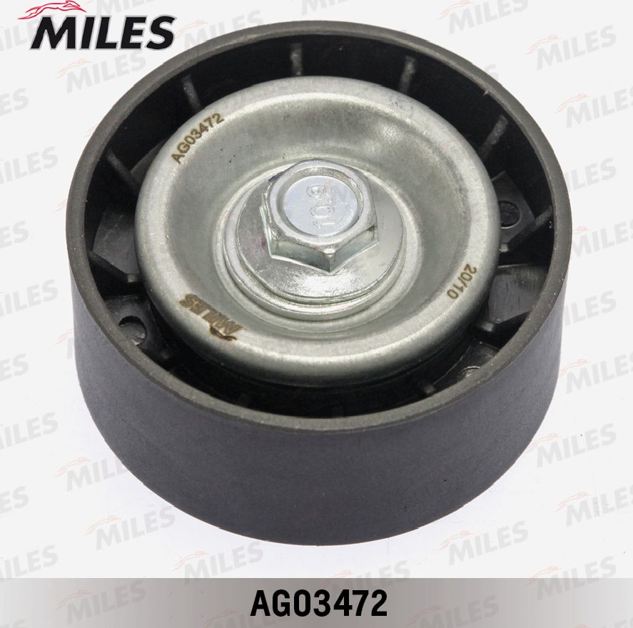 Направляющий (ведущий) ролик приводного поликлинового ремня Miles. Артикул AG03472