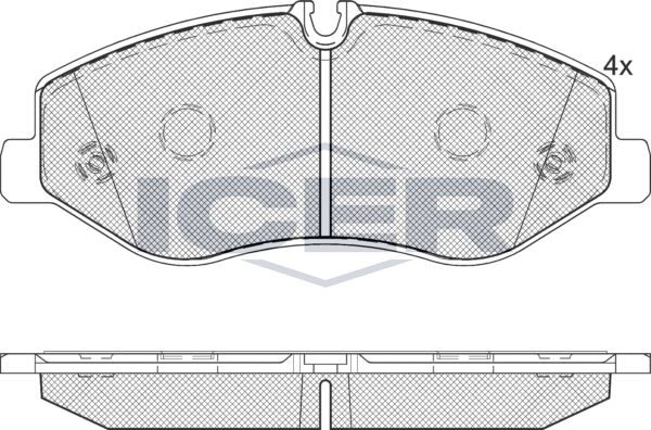 Тормозные колодки Icer. Артикул 142191