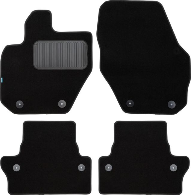 Коврики текстильные Klever Premium для салона Volvo XC60 I АКПП внедорожник 2008-2017. Артикул KLEVER03500922110kh