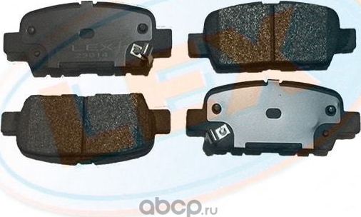 Колодки тормозные (LEX). Артикул 23814