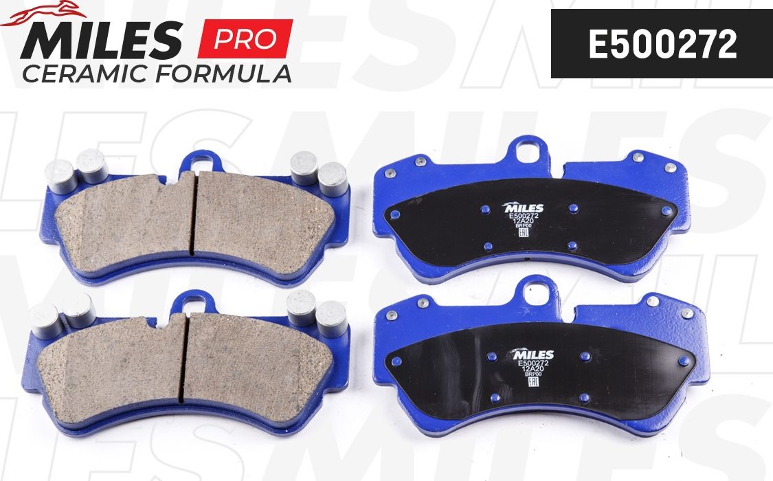 Тормозные колодки Miles (Керамика). Артикул E500272