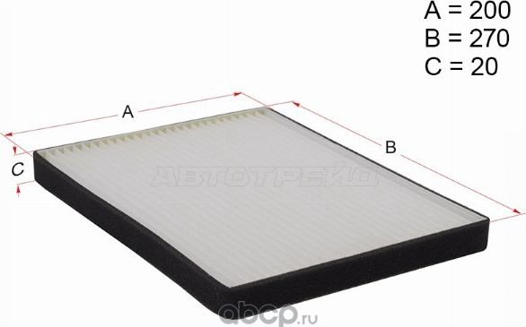 Фильтр салона SUZUKI GRAND VITARA 05- (Hosu). Артикул HSCF0055