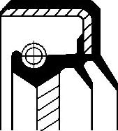 Сальник коленвала Corteco (FPM (Fluor-Kautschuk)). Артикул 15030309B