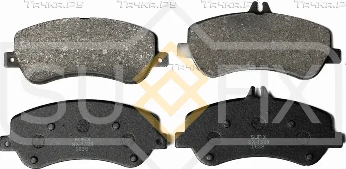 Колодки тормозные передние (Sufix). Артикул SX1328