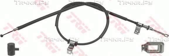 Трос ручника (тросик ручного тормоза) TRW. Артикул GCH598