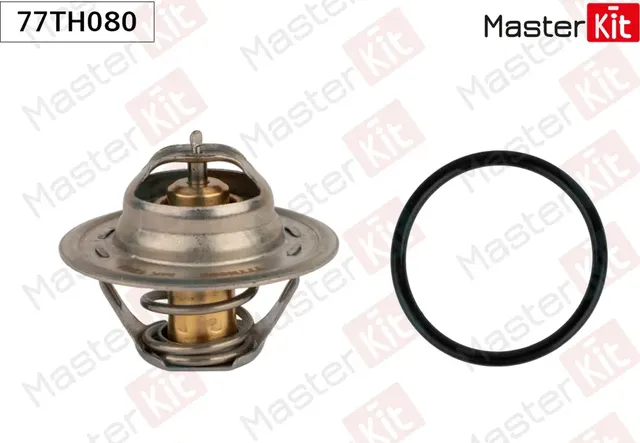 77TH080 Термостат\ Skoda Octavia A5 (04-)/Fabia I (99-)/Audi A4 B5 (94-)/A6 C6 (04-) 87°C (Master KIT). Артикул 77th080