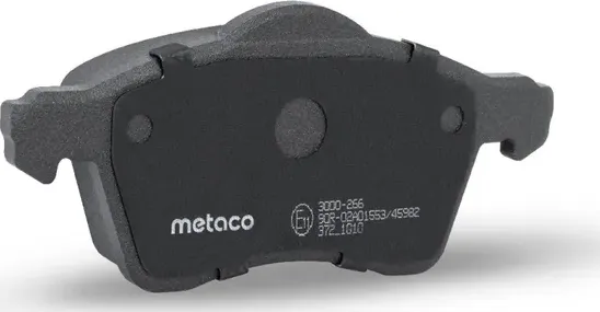 Колодки тормозные передние к-кт (Metaco). Артикул 3000266