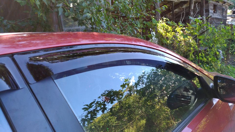 Дефлекторы SIM для окон Kia Rio II седан 4-дв. 2005-2011. Артикул SKIRIO0532