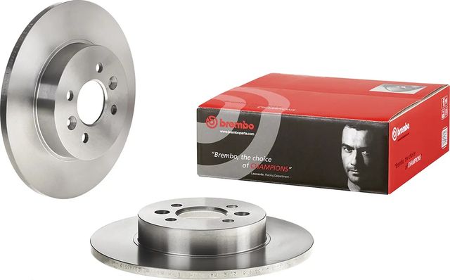 Тормозной диск Brembo PRIME LINE задний для Renault Kangoo I 2001-2009. Артикул 08.9465.10