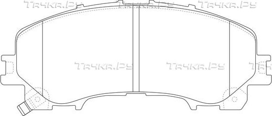 Тормозные колодки FIT. Артикул FP1736