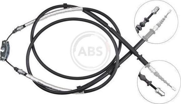 Трос ручника (тросик ручного тормоза) ABS. Артикул K12425