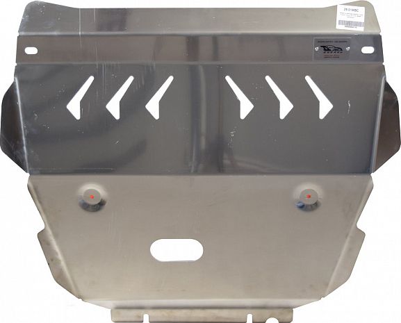 Защита алюминиевая АВС-Дизайн для картера SsangYong Kyron 2005-2015. Артикул 29.01ABC