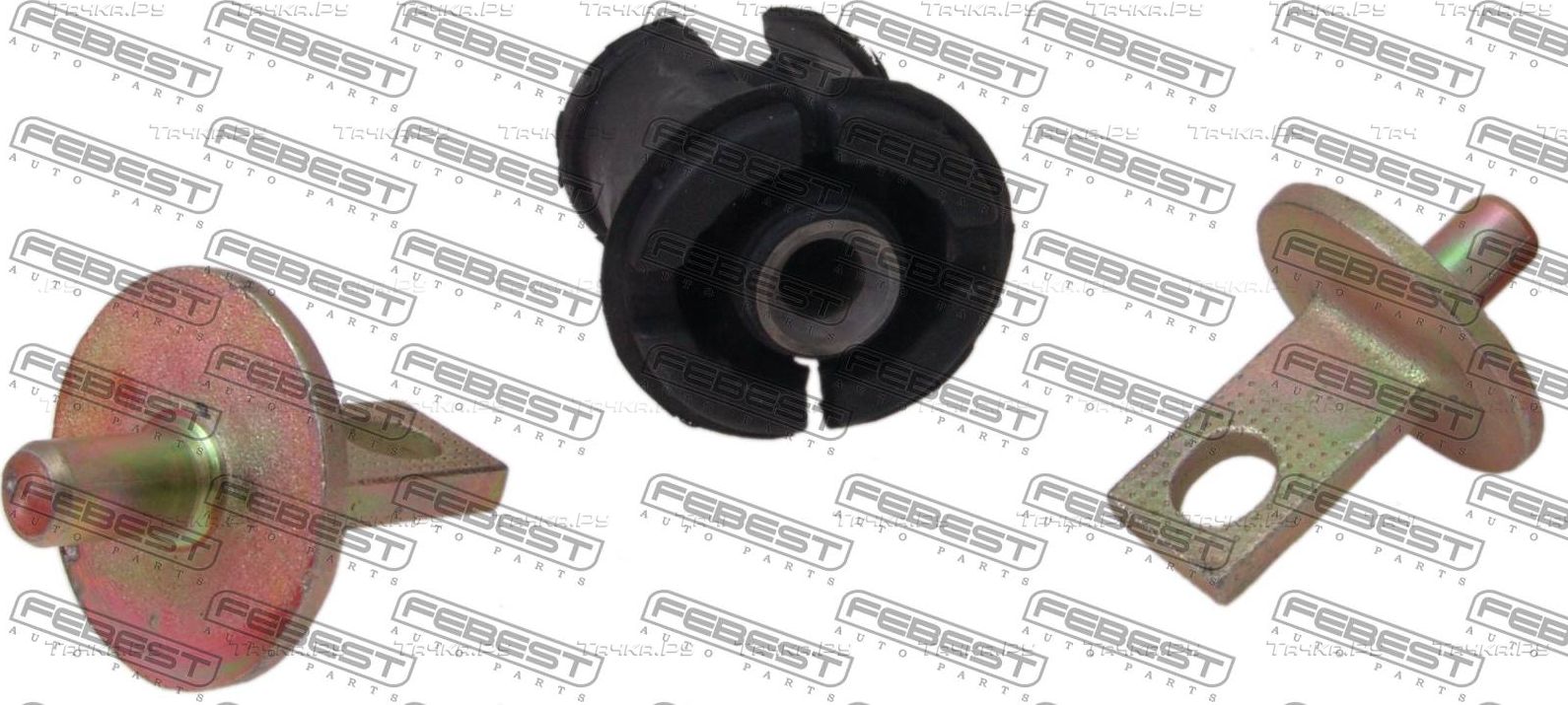Сайлентблок заднего рычага подвески Febest передний верхний для Honda Integra IV 2002-2006. Артикул HAB-003