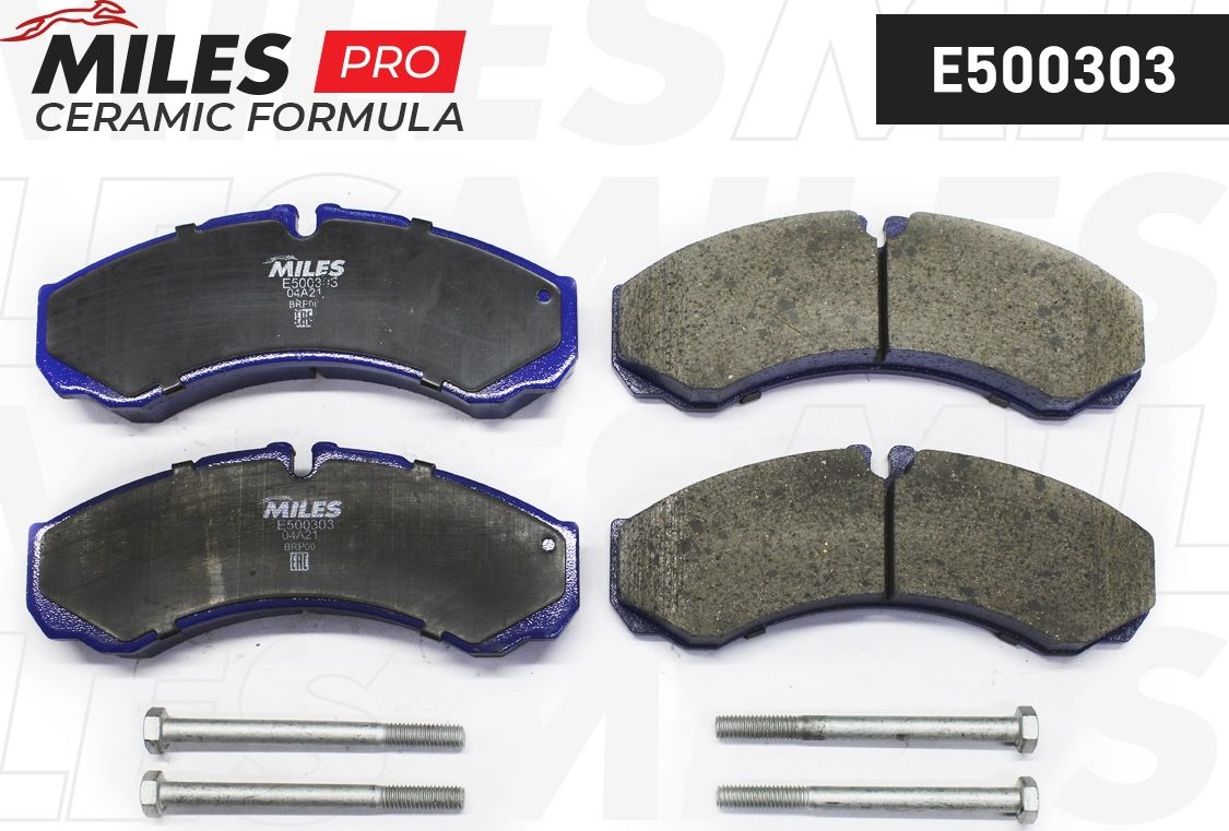 Тормозные колодки Miles (Керамика). Артикул E500303