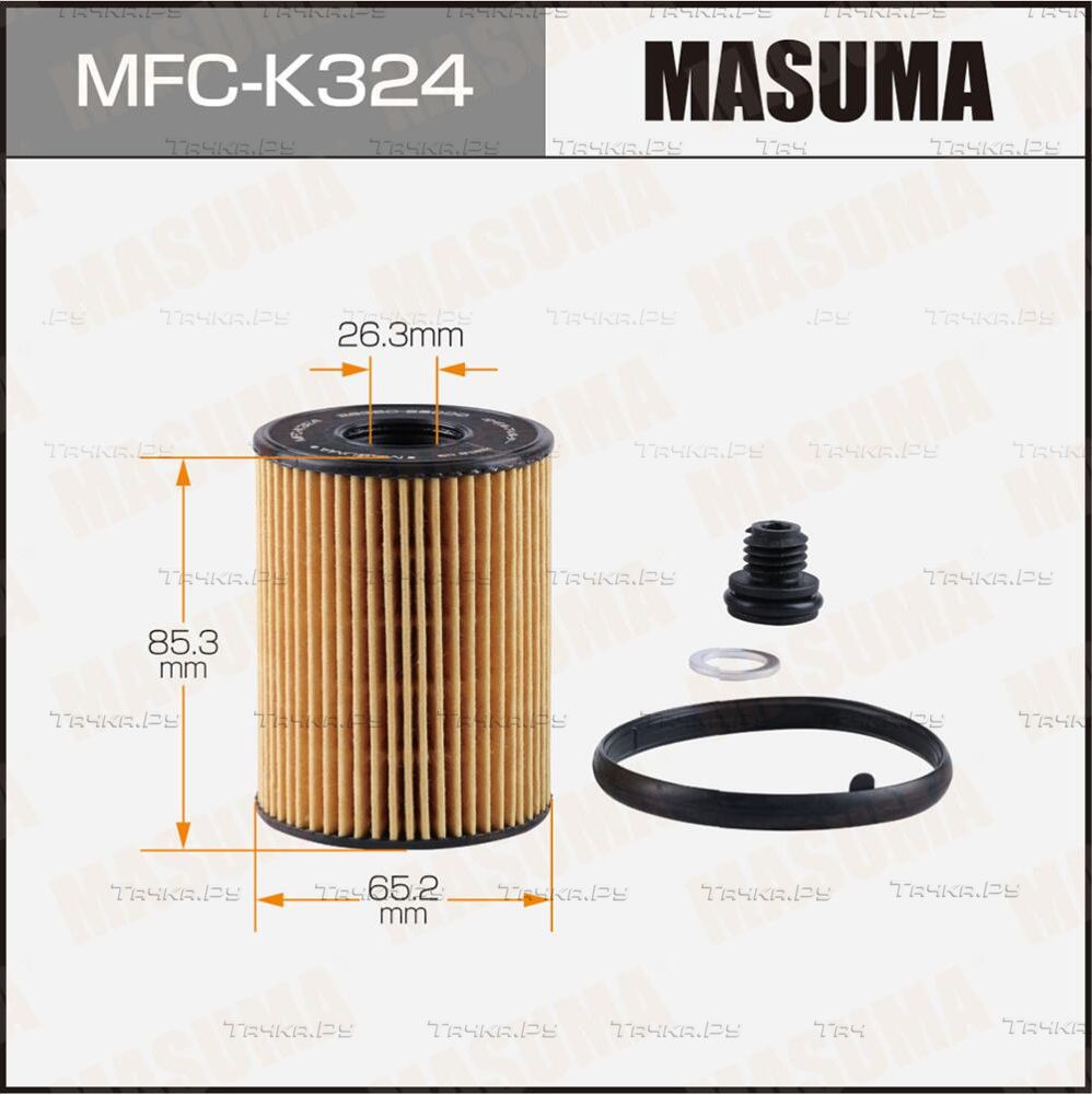 Масляный фильтр OE0161 MASUMA вставка. Артикул MFCK324