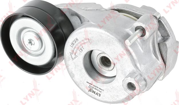 Натяжной ролик (натяжитель) приводного клинового зубчатого ремня LYNXauto. Артикул PT-3162