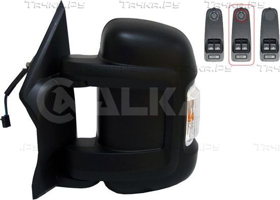 Зеркало боковое Alkar. Артикул 9269922