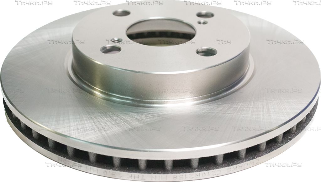 Тормозной диск Cworks передний для Toyota Corolla E120, E130 2001-2008. Артикул C210R2158