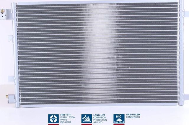 Радиатор кондиционера (конденсатор) Nissens (алюминий) для Nissan Qashqai I 2007-2013. Артикул 940038