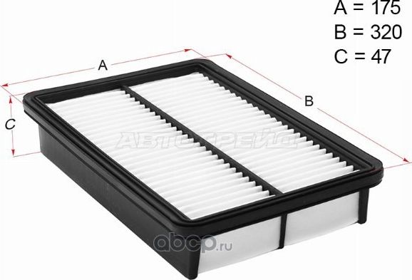 Фильтр воздушный MAZDA 626 97-02/MAZDA 6 02 (Hosu). Артикул HSAF0018