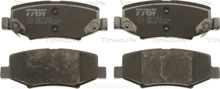 Тормозные колодки TRW COTEC. Артикул GDB4145