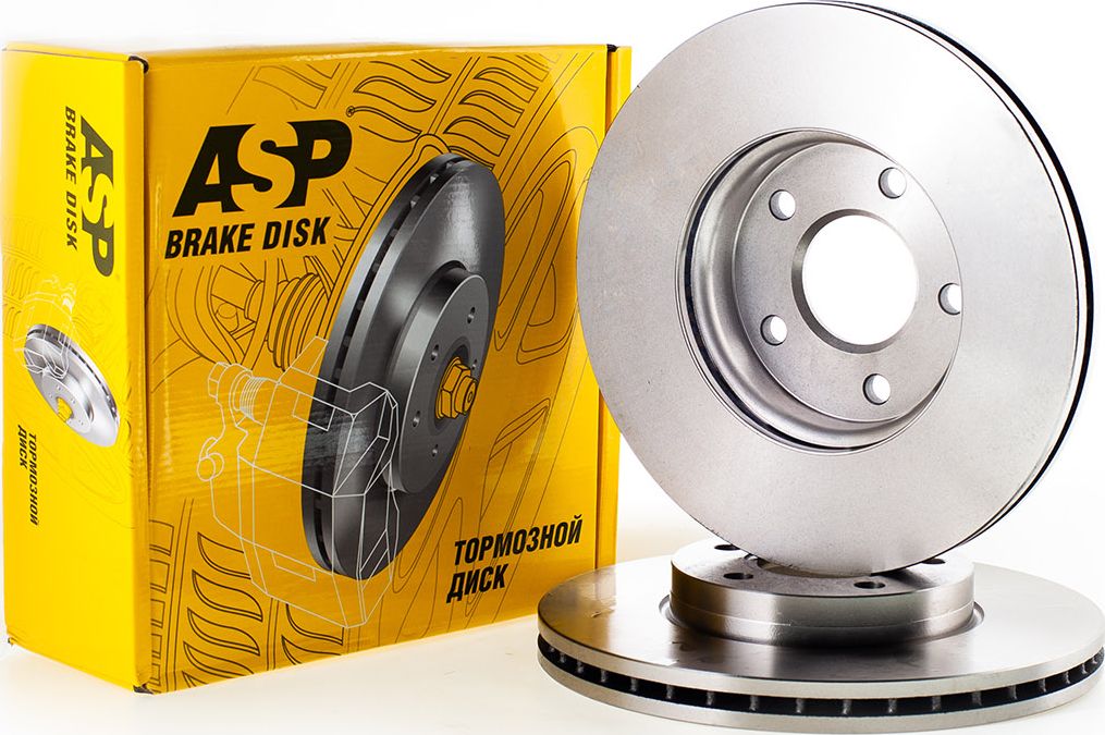 Тормозной диск FORD FOCUS II/VOLVO S40 II перед. вент. (ASP). Артикул 020215