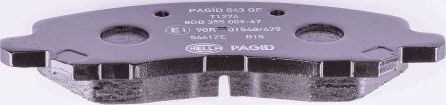 Тормозные колодки Hella Pagid. Артикул 8DB 355 009-671