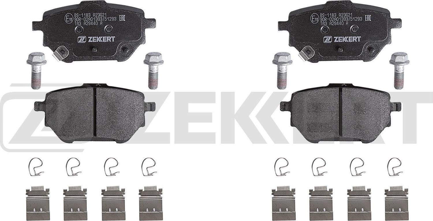 Тормозные колодки Zekkert. Артикул BS-1183