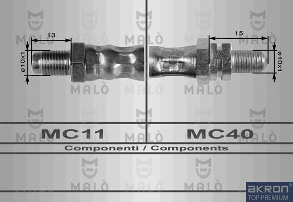 Тормозной шланг Malò. Артикул 8600