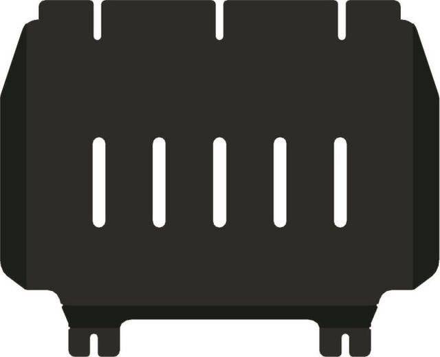 Защита алюминиевая Alfeco для КПП Hyundai H1 Grand Starex 2007-2026. Артикул ALF.10.35.3al