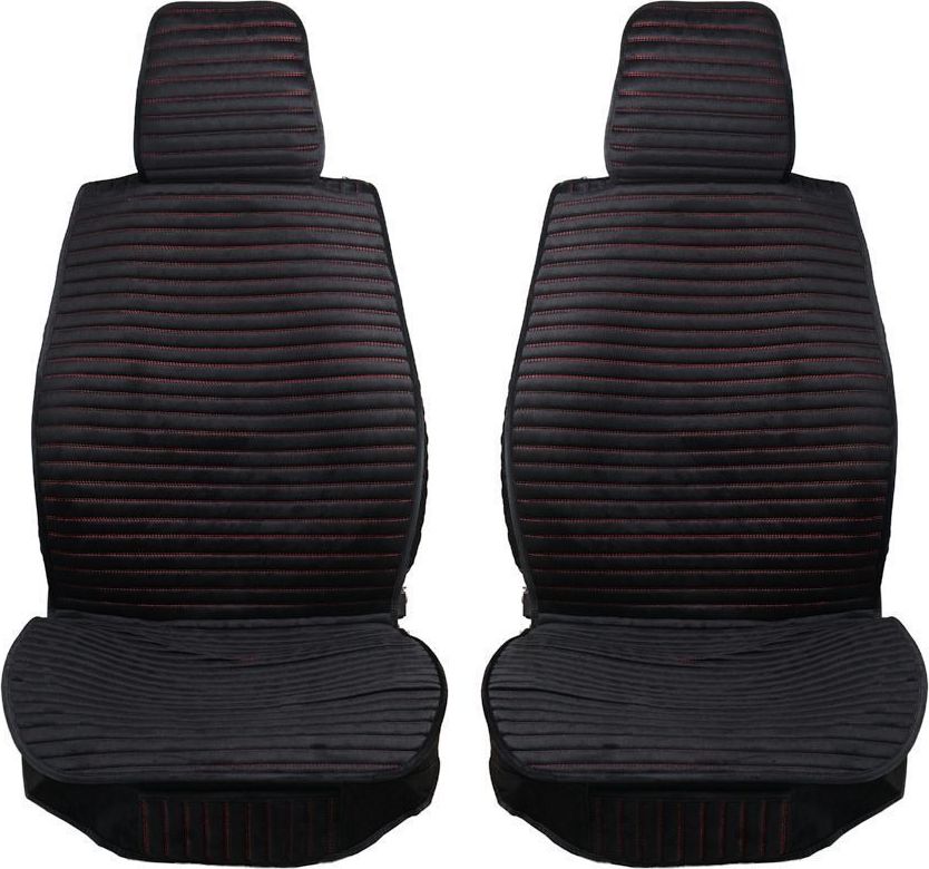 Накидки Seintex каркасные Horizont на сидения, цвет Черно-красный. Артикул 317673