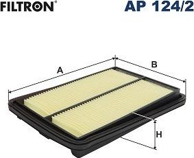 Воздушный фильтр Filtron. Артикул AP 124/2