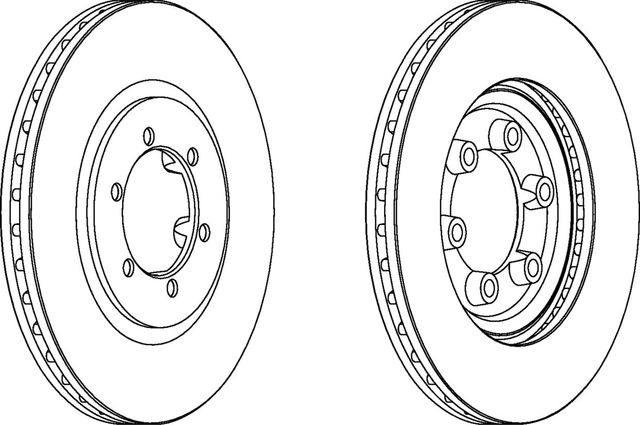 Тормозной диск Ferodo Premier. Артикул DDF1605