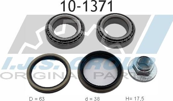 Ступичный подшипник (комплект) IJS Group. Артикул 10-1371