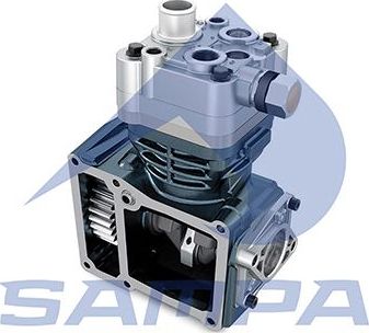 Компрессор пневмоподвески Sampa. Артикул 093.448
