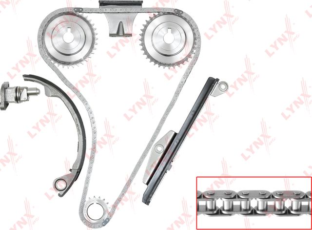 Цепь ГРМ LYNXauto для Nissan Avenir W11 1997-2001. Артикул TK-0031