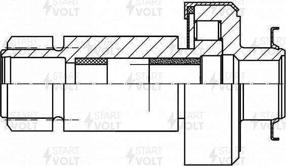 Бендикс стартера StartVOLT. Артикул VCS 1014