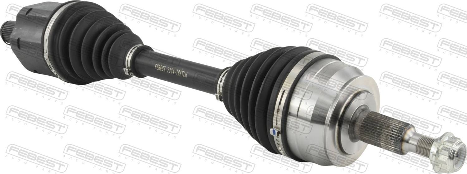 Полуось (привод в сборе, приводной вал) Febest. Артикул 2314-T6ATLH